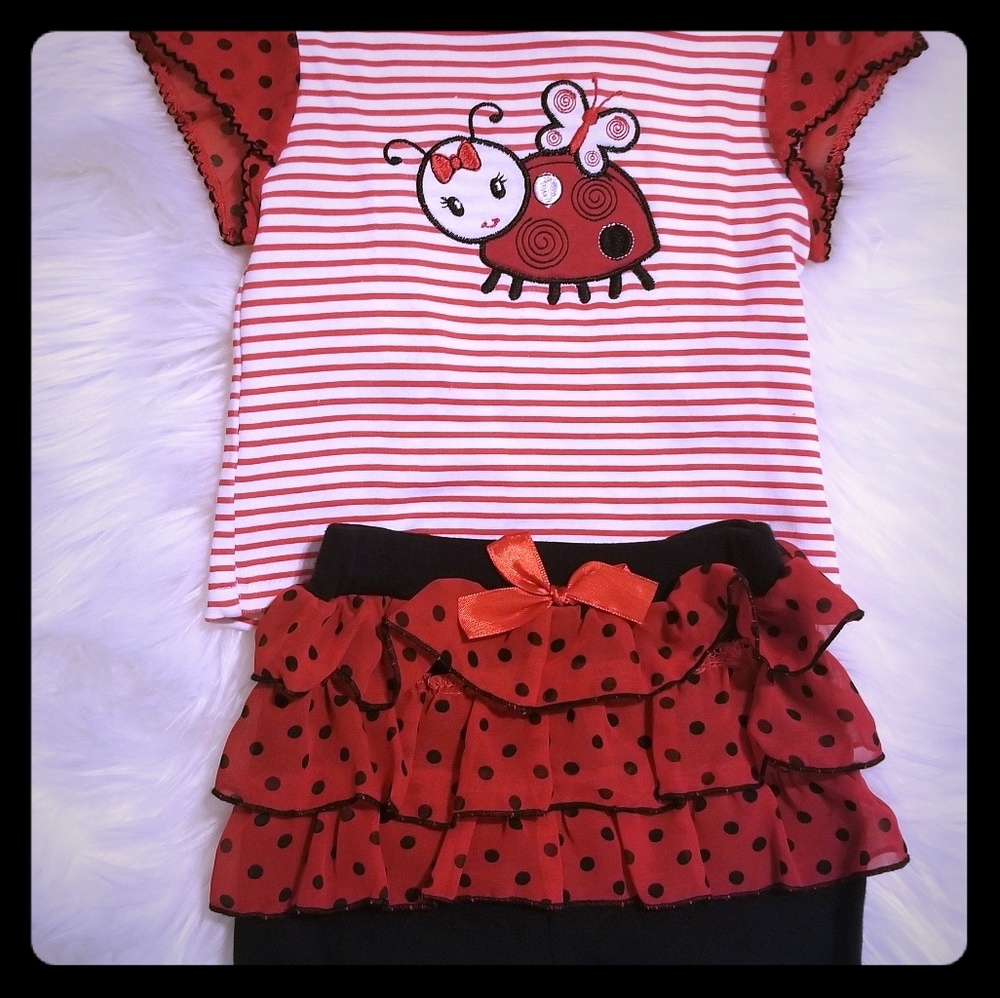 Baby 2pc Ladybug outfit